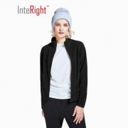 InteRight 女士摇粒绒拉链开衫