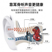DDJ华为5.0骨传导蓝牙耳机E9重低音双耳无线运动挂耳式不入耳超长待机续航