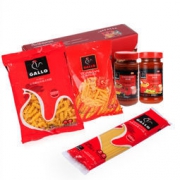 GALLO 公鸡 家庭分享装（意大利面*3+意面酱*2）1270g　面酱组合装 *3件 77.49元（3件7折，合25.83元/件）