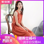 顶瓜瓜 DJJWX-AL12320 女士纯棉薄款无袖背心裙44元包邮（需用券）