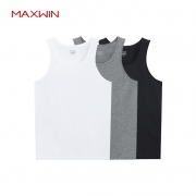 优衣库制造商，Maxwin 马威 男士打底背心3件装 多色