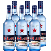 红星二锅头 蓝瓶 8年陈酿 43度 750mlx6瓶