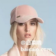 加拿大时装品牌，Soia & Kyo Dolce 女士可调节天鹅绒棒球帽 Prime会员凑单免费直邮含税