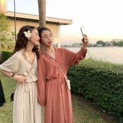 吉田家 女士衬衫连衣裙