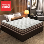 18日0点：KUKa 顾家家居 M1005 金色黎明 进口乳胶弹簧床垫 180*200cm  2699元包邮