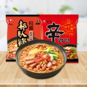 天猫超市 韩国农心 辛拉面+部队锅拉面 9袋 37.9元包邮 新低