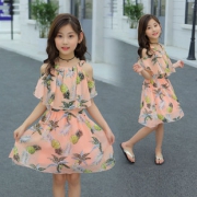 ￥16.9 女童连衣裙夏雪纺碎花