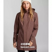 码全，Arc'teryx 始祖鸟 Codetta 女士Gore-Tex®防水长款硬壳外套 $208.79（需用码）