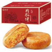 其妙 经典肉松饼 500g整箱装