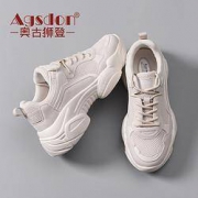 Agsdon 奥古狮登 9124 女款网面增高休闲鞋