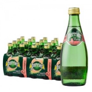 Perrier巴黎水含气天然矿泉水西柚味330ml*24瓶