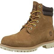 限38.5码，Timberland天木兰 Waterville 女士6英寸真皮防水高帮靴
