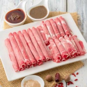 限江苏：大牧汗牛羊肉火锅套餐180羔羊肉片220g+精制肥牛片220g+大骨清汤120g