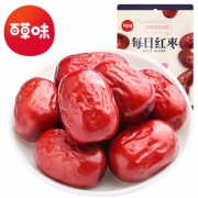 百草味 新疆若羌灰枣红枣 180g*2袋 12.9元包邮