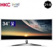 HKC 惠科 C340 34英寸 4K曲面专业电竞显示器