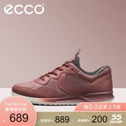ECCO爱步休闲牛皮女鞋低跟平底系带女单鞋珍娜283543 889.5元