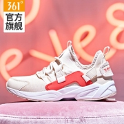 361° 秋季运动休闲跑鞋 671832235 黑粉 到手价169元