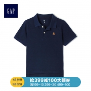 1日0点：5日0点：Gap 437784 男童 布莱纳小熊刺绣Polo衫 49元