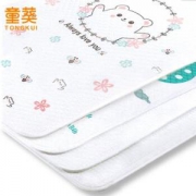 童葵纯棉婴儿隔尿垫 50*70cm 3条装+送 30*45cm 3条装