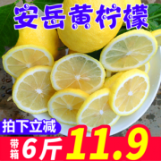 罗克珊 四川安岳柠檬 6斤 11.9元包邮（下单立减）