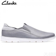 19春新款码全，Clarks 其乐 Finley Step男士一脚蹬真皮休闲鞋
