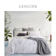 LENCIER 兰叙 希尔 可机洗全棉夏季凉感空调被 200*230cm119元包邮（需用券）