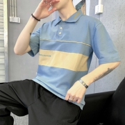 夏季男装衬衫领POLO衫恤男半袖翻领 券后￥109