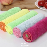 汉世刘家 双面双色吸水抹布 27×16cm*10条装