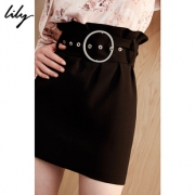 Lily 118210C6528女款高腰短裙 149元