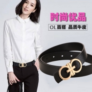男女韩国时尚ins百搭真皮皮带 券后￥19.4