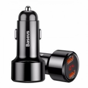 BASEUS 倍思 BS-C20A 车载充电器 双U数显+6A/45w超级快充兼容全协议 +凑单品