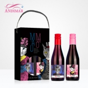 ANDIMAR 爱之湾 MiaoMiau 喵喵干红葡萄酒礼盒 187ml*2支装 34元包邮（需用券）