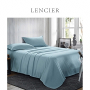 LENCIER 兰叙 60支长绒棉贡缎单件床单 1.5m/1.8m床 99元包邮（需用券）