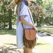 THE CAMBRIDGE SATCHEL 多款降至4折起+额外85折，新款 女士真皮流苏鞍形包 £40.8