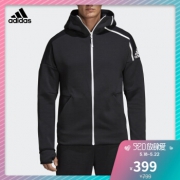 18日0点：adidas 阿迪达斯 运动型格 ZNE HOODY DM5543 男款运动夹克 *2件 598元（需用券，合299元/件）