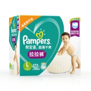 京东PLUS会员：Pampers 帮宝适 超薄干爽拉拉裤 L172片 *2件 +凑单品 320元（需用券，合160元/件）