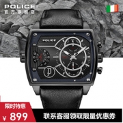 police手表多机芯方形手表 券后￥849