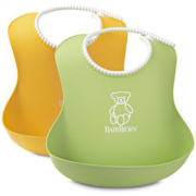 BABYBJORN Soft Bib系列 防碎屑儿童围嘴 2只装  60.3元包邮