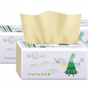 ￥24.9 山丘 100%纯竹浆本色抽纸3层*100抽*30包