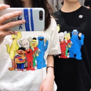 第二件0元 爆款卡通kaws芝麻街t恤 券后￥39