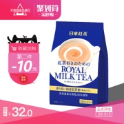 22元包邮！日本进口 日东红茶 北海道皇家奶茶粉*10包 领10元优惠券
