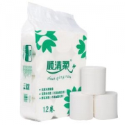 顺清柔 超洁系列 卫生纸 4层110g*12卷 *2件