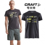CRAFT 1907111 男士速干短袖T恤 *2件 198元包邮（需用券，合99元/件）