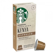 Starbucks 星巴克 Kenya 肯尼亚 浓缩烘焙胶囊咖啡10粒*12盒装 Prime会员免费直邮含税