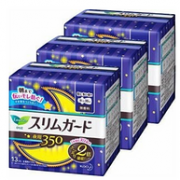 超强吸收，13片装x3x4件，Laurier 乐而雅 超薄夜用卫生巾 350mm