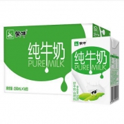 蒙牛 纯牛奶 250ml*16盒*4件+蒙牛 纯甄 酸牛奶 200g*16盒