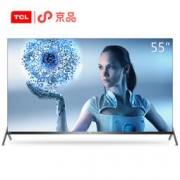 历史低价： TCL 55T680 55英寸 4K 液晶电视 3399元包邮（双重优惠）