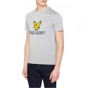 S码，Lyle & Scott 苏格兰金鹰 男士纯棉LOGO T恤 prime会员凑单免费直邮