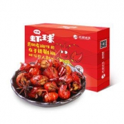 限PLUS会员：洪湖渔家 麻辣小龙虾虾尾 虾球 500g 约80尾