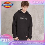 Dickies 帽侧部字母印花时尚卫衣 促销力减只要249